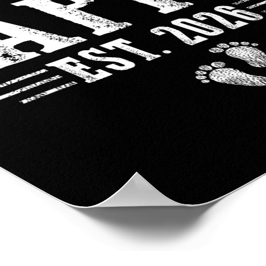 Poster Promoted To Pappy Est.2026 Father's Day First Time (Coin)