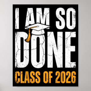 Poster Promotion 2026 j'en ai fini diplômé en détresse