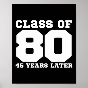 Poster Promotion de 1980 