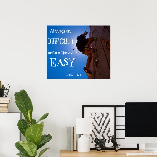 Poster Promotion de l'affiche en classe (Bureau à domicile)