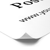 Poster Promotion Simple de Marque Standard Semi-Brilant (Coin)