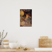 Poster promotionnel de la Sarsaparilla de Hood (Cuisine)