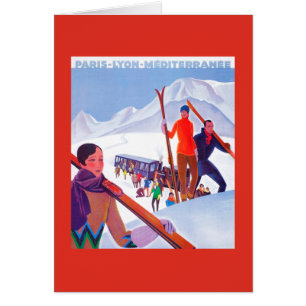 Poster promotionnel du chemin de fer PLM