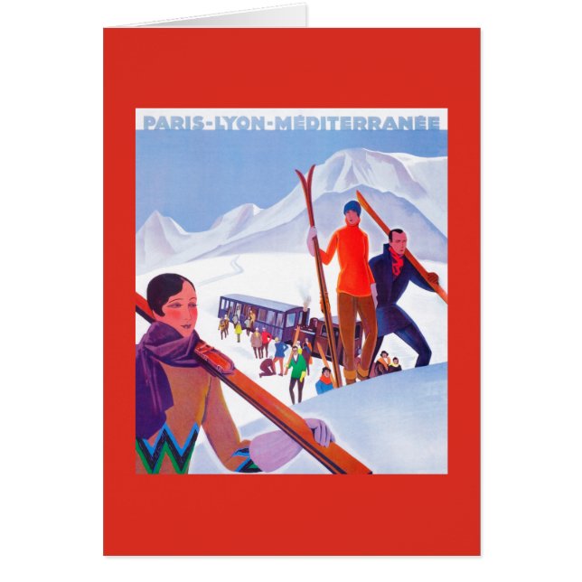 Poster promotionnel du chemin de fer PLM (Devant)