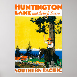 Poster promotionnel du lac Huntington