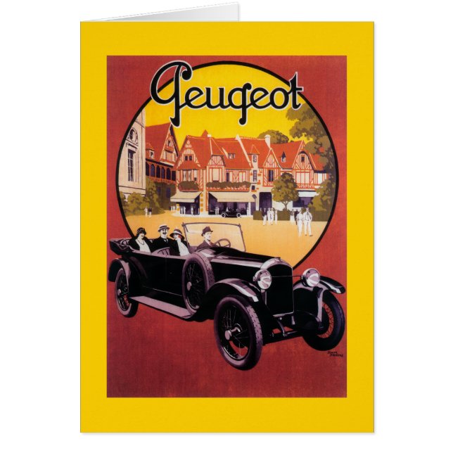 Poster promotionnel Peugeot Automobile (Devant)