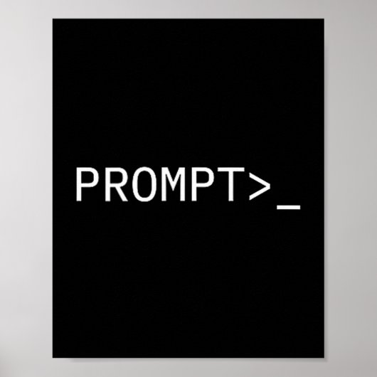 Poster Prompt Coder Gift For Ai Prompt Engineer & Hac (Devant)