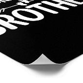 Poster Promu À Frère Grossesse Funny Faire-part B (Coin)