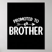 Poster Promu À Frère Grossesse Funny Faire-part B (Devant)