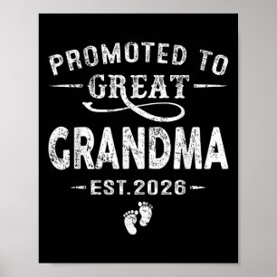 Poster Promu À Grande Grand-Mère Est 2026 Grossesse Annou