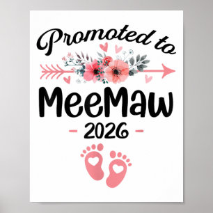 Poster Promu À Meemaw Est 2026 Floral _1
