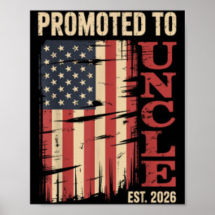 Poster Promu À Oncle Est.2026 Nouveau Membre De Famille U