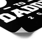 Poster Promu À Papa 2025 Faire-part de grossesse (Coin)