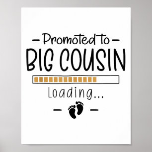 Poster Promu Au Gros Cousin - 1ère Annonce De Grossesse