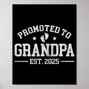 Poster Promu Grand-père 2025 Grand-père Est 2025 T Shirt