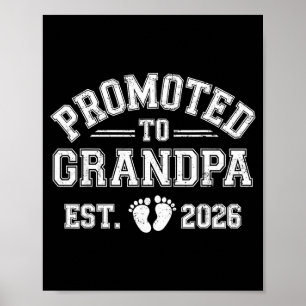 Poster Promu grand-père en 2026 par les nouveaux parents