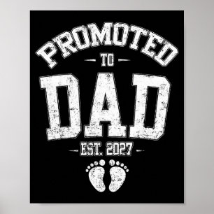 Poster Promu Papa Est 2027 Nouvelle Maman Papa Fête des P