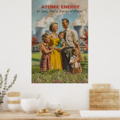 Poster Propaganda Nuclear Power (Cuisine)