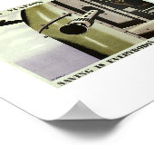 Poster Propagande 2ÈME GUERRE MONDIALE vintage (Coin)