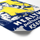 Poster Propagande 2ÈME GUERRE MONDIALE vintage (Coin)