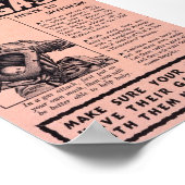 Poster Propagande 2ÈME GUERRE MONDIALE vintage (Coin)