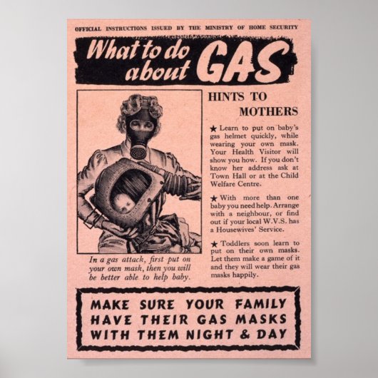 Poster Propagande 2ÈME GUERRE MONDIALE vintage (Devant)