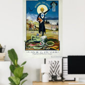 Poster Propagande anti-Absinthe (Bureau à domicile)