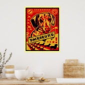 Poster Propagande Dachshund Imprimer (Cuisine)
