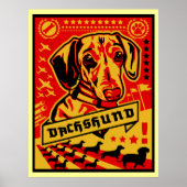 Poster Propagande Dachshund Imprimer (Devant)