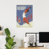 Poster Propagande d'athlétisme soviétique (Bureau à domicile)