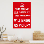 Poster Propagande de 2ÈME GUERRE MONDIALE britannique (Cuisine)