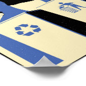 Poster Propagande de bureau : Salle de petit-déjeuner (bl (Coin)