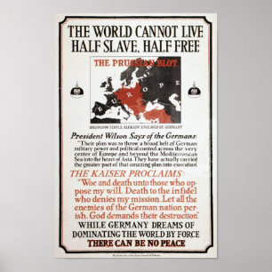 Poster Propagande de la Première Guerre mondiale