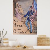 Poster Propagande de la Première Guerre mondiale aux État (Cuisine)