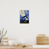 Poster Propagande Office : Évitez les téléchargements (bl (Cuisine)