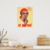 Poster Propagande soviétique (Cuisine)