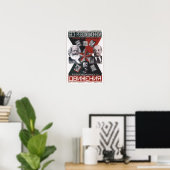 Poster Propagande soviétique (Bureau à domicile)