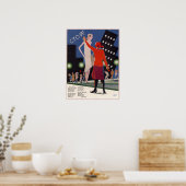 Poster Propagande soviétique URSS Arrêtez la vie nocturne (Cuisine)