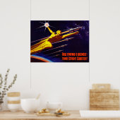 Poster propagande spatiale soviétique (Cuisine)