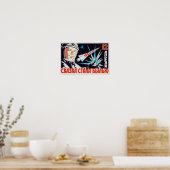 Poster Propagande Spatiale Soviétique - Les Rêves Sont De (Cuisine)