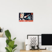 Poster Propagande Spatiale Soviétique - Les Rêves Sont De (Bureau à domicile)