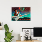 Poster Propagation d'affiches chinoises sur l'espace (Bureau à domicile)