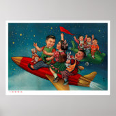 Poster Propagation d'affiches chinoises sur l'espace (Devant)