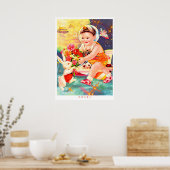 Poster Propagation d'affiches chinoises sur l'espace (Cuisine)