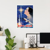 Poster Propagation d'affiches chinoises sur l'espace (Bureau à domicile)