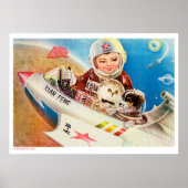 Poster Propagation d'affiches chinoises sur l'espace (Devant)