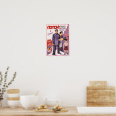 Poster Propagation soviétique contre la maltraitance des  (Cuisine)