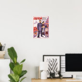 Poster Propagation soviétique contre la maltraitance des  (Bureau à domicile)