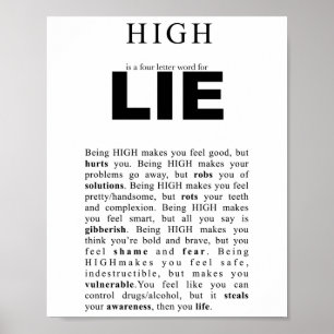 Poster propre et sobre