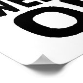 Poster Propriétaire Dalmatien bien formé (Coin)